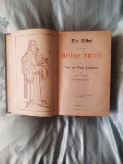 Alte Bibel 1881, AT und NT, Berlin, s. Bilder 3