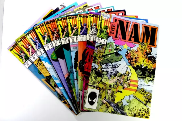 Marvel 'NAM (1986-88) #1 13 14 15 16 17 18 19 20 21 Vietnam War VF to NM