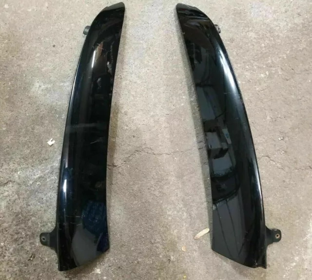 🔥2002-2009 Chevrolet TRAILBLAZER Rear Lift Gate Pillar Trim Molding BLACK SET 2 2