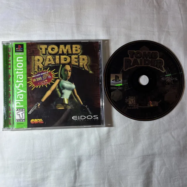 Tomb Raider - Featuring Lara Croft PlayStation 1 1996 Greatest Hits