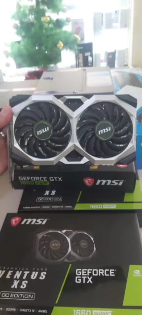 MSI GeForce GTX 1660 SUPER VENTUS XS OC 6GB GDDR6 Tarjeta Gráfica (V375-279R)