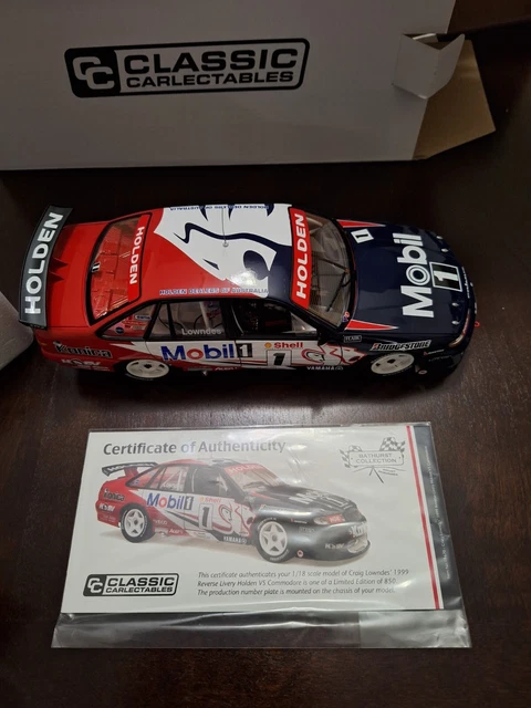 CLASSIC 1/43 CRAIG LOWNDES HRT HOLDEN COMMODORE 1998 ATCC WINNER SIGNED