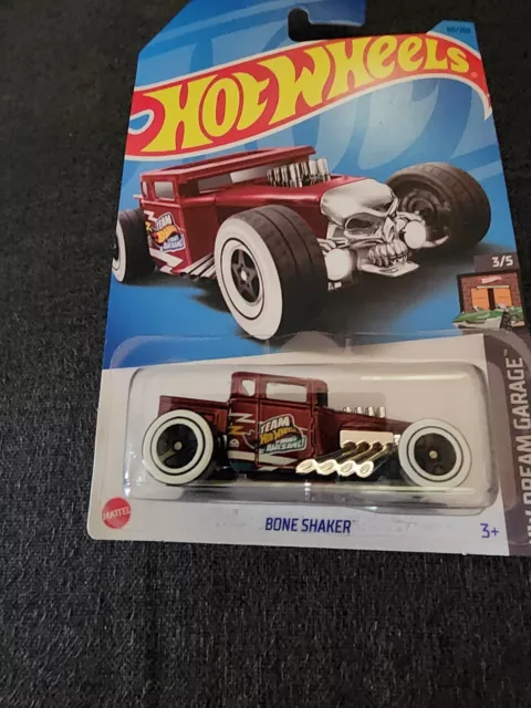 Hot Wheels Bone Shaker Red 60/250 HW Dream Garage 3/5 - HKH21