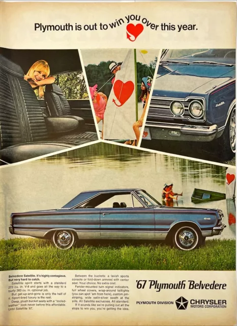 Plymouth Belvedere Vintage Print Ad 1967 Life Magazine Excerpt