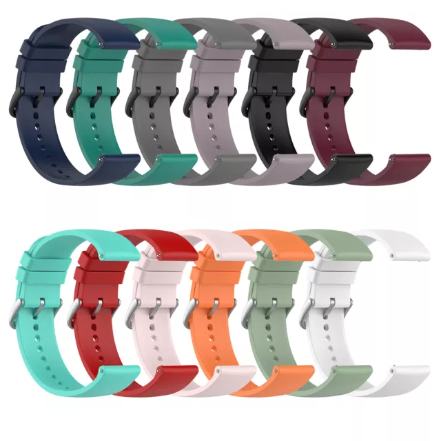 Replacement Silicon Watch Band Strap for Huami Amazfit GTS 3/2/2e/BIP S/GTR 42mm
