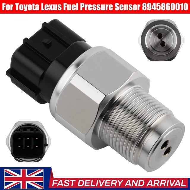 Denso Fuel Rail Pressure Sensor For Toyota D4D Auris, Avensis, Corolla, RAV4 - 499000-6080, 89458-60010