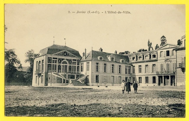 CPA 91 JUVISY SUR ORGE - Passage Du Dirigeable PATRIE - Carte Postale Ancienne 1910