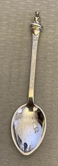 Sterling Silver Little Mermaid Souvenir Spoon BH Bernard Hertz Denmark demi 4"