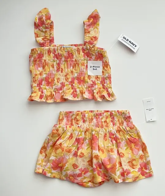 New Infant Baby Girl Clothes 3-6 Months Shorts Set Cute Summer Outfit