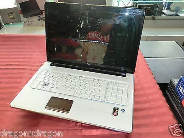 HP Pavilion DV7 Moonlight White, ohne HDD & RAM, Displayschaden