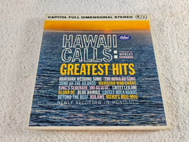 Webley Edwards- Hawaii Calls Reel-To-Reel Tape
