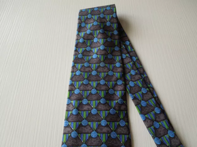 Dunhill London Silk Tie Seta Cravatta Made In Italy 590 3
