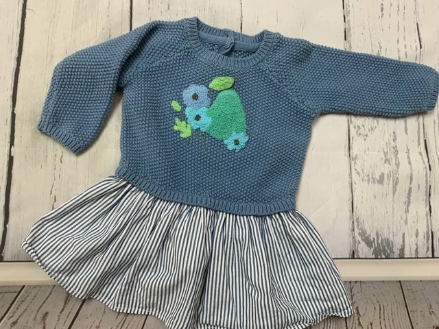 PACCHETTO ABBIGLIAMENTO BAMBINA NEXT inverno da 3 a 6 mesi gonna set top 2