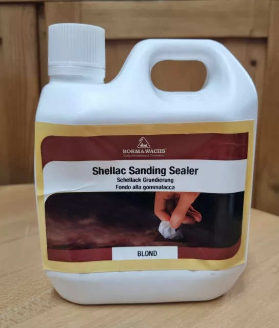 Shellac Sanding Sealer von Borma Blond - 1L (Nr 436-0002)