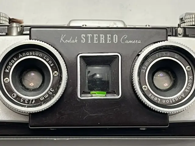 KODAK Stereo Camera and Stereo Viewer II Twin Anaston 35mm F3.5 Lenses