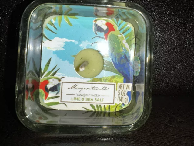 Yankee Candle MARGARITAVILLE Lime & Sea Salt Square 5oz Jar Discontinued Retired Yankee Candle MARGARITAVILLE Lime & Sea Salt Square 5oz Jar Discontinued Retired