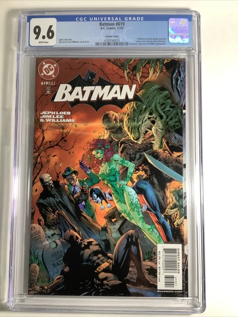 Batman #619+CGC 9.6+(NM+)+HUSH+Loeb+Lee+DC+2003+VILLANS Variant+4289740024