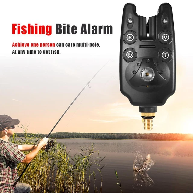 ELECTRONIC FISHING BITE Alarm LED Light Indicator for Carp Fishing
