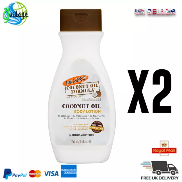 2X Palmer's Aceite de Coco Loción para Cuerpo 250ml