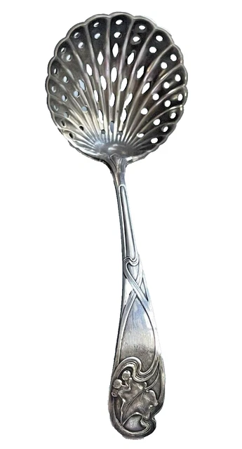 Saupoudreuse Vintage Argentée – Métal – 18 Cm – Années 1920-1940 – Occasion