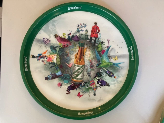 Underberg Gastro Tablett, grün, neu, 2 Stück