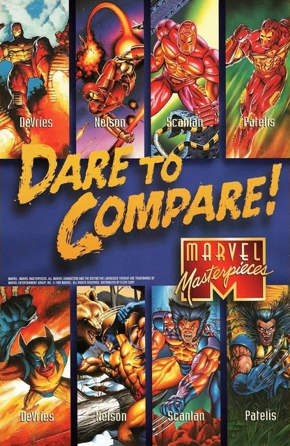 1995 Marvel Masterpieces Gold Emotion Signature Series - You Pick