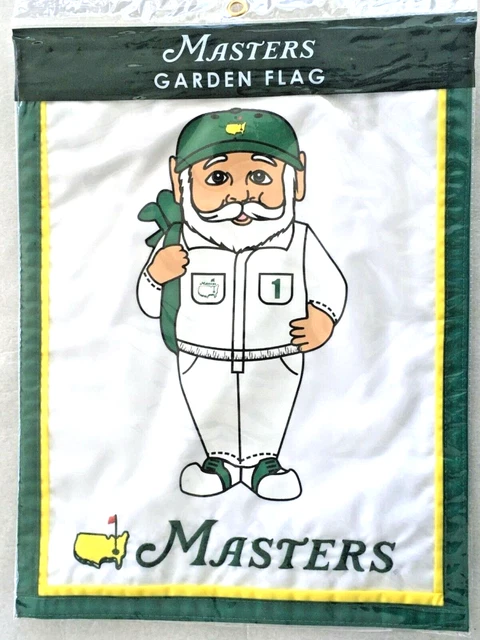 Masters Golf Tournament Caddy Gnome Garden Flag  Augusta National Brand New  C30