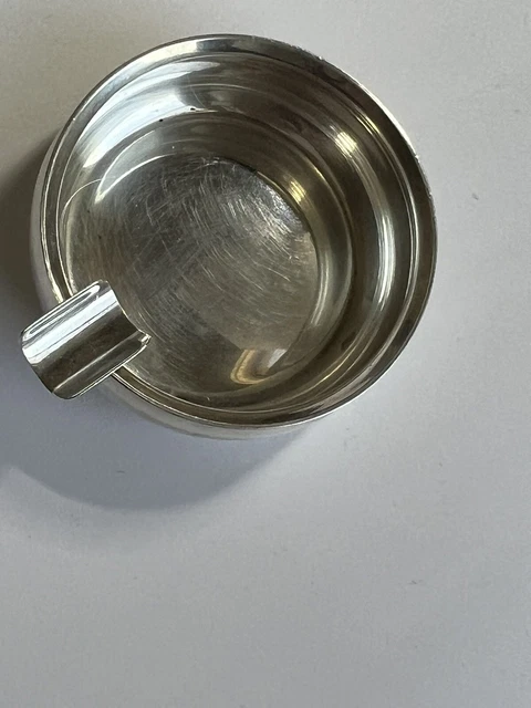 Antique Glamorous Lunt Sparkling Sterling Silver 2” Ashtray