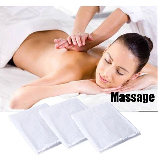 Sábanas de plástico para salón de belleza SPA funda de sofá cama película cubierta de mesa colcha