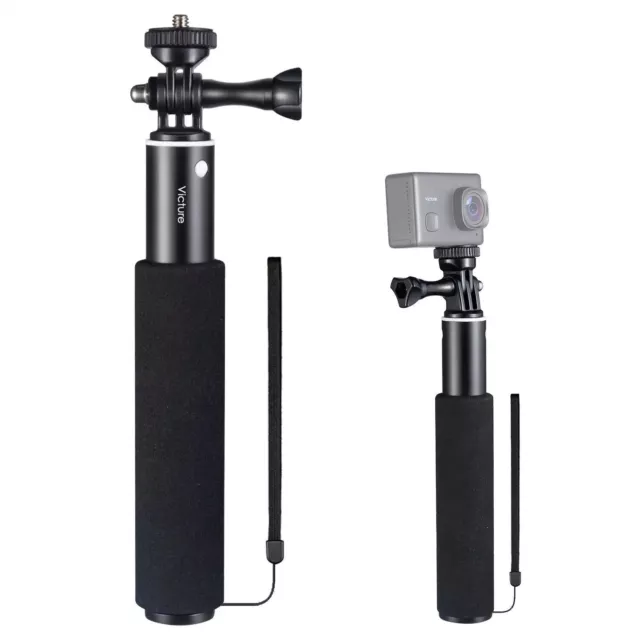 Selfie Pole Extendable Telescopic Monopod Stick for GoPro Hero 5 4 3+ 3 2 Camera