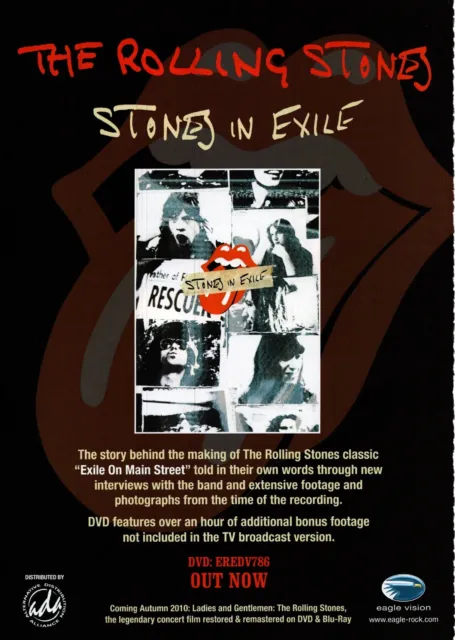 (Moj29) Magazine Advert 11X8" The Rolloing Stones : Stones In Exile