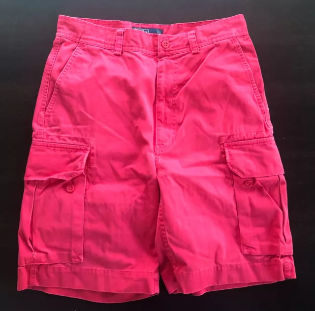 POLO RALPH LAUREN Red Cargo Shorts Size Medium $24.00 - PicClick