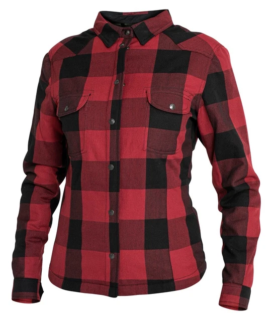 John Doe Camicia Donna Motocamicia Donna Donna Black/Red