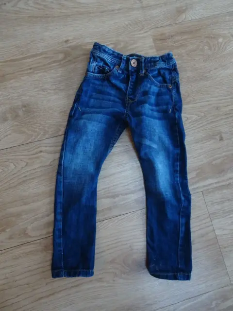 RIVER ISLAND boys blue denim skinny leg jeans AGE 3 YEARS EXCELLENT