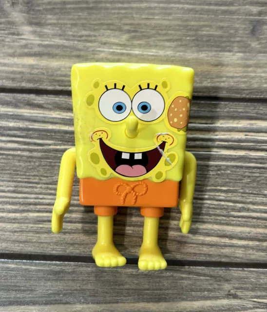 2009 Burger King Viacom SpongeBob SquarePants With Orange Shorts Toy Figure 3.25