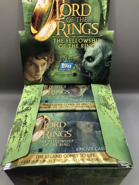 Topps 2001  Lord Of The Rings Movie Cards Fellowship Of The Ring (1) Sealed Pack