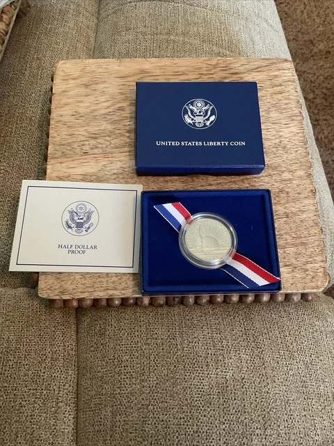 Proof, Original In Box, 1986 Liberty Half Dollar Proof - San Francisco