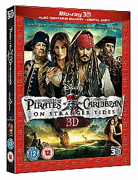 PIRATES OF THE Caribbean - On Stranger Tides (Blu-ray 3D, 2011) £3.31 ...