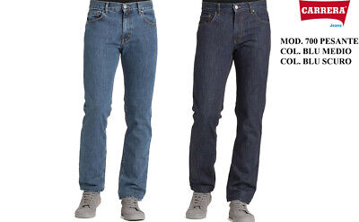 Jeans uomo CARRERA modello 700 REGULAR Taglia 58 pantalone DENIM LEGGERO 11 oz 
