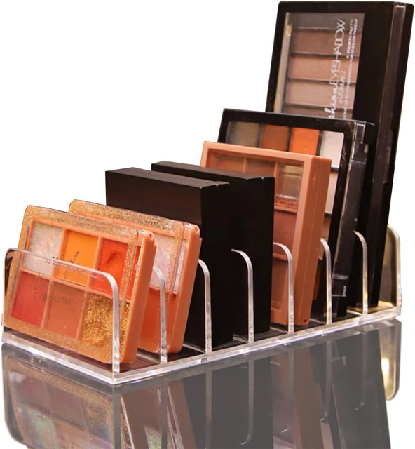 NiCoLa Eyeshadow Palette Makeup Organiser , 7-Section Divided Eyeshadow Makeup