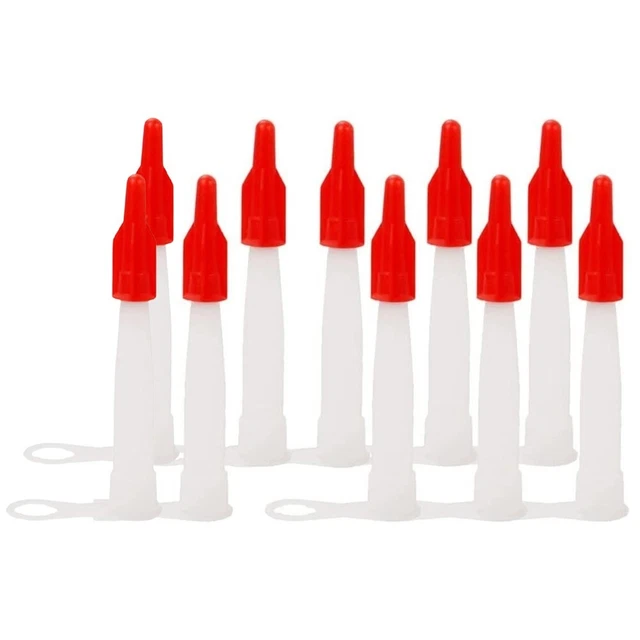 Lot De 10 Pointes Pivotantes En Silicone Pour Pistolet à Cartouche - Buse Acrylique