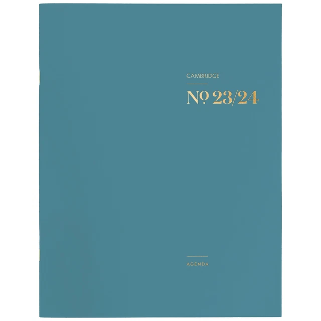CAMBRIDGE WORKSTYLE ACADEMIC 20232024 Monthly Planner Teal Large 8 12