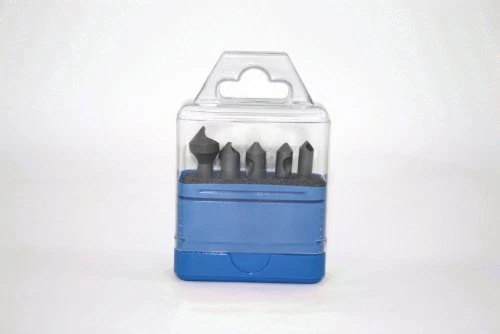 Champion CSK-SET-5 Zero Flute 82-Degree Countersink Set, 5-Piece