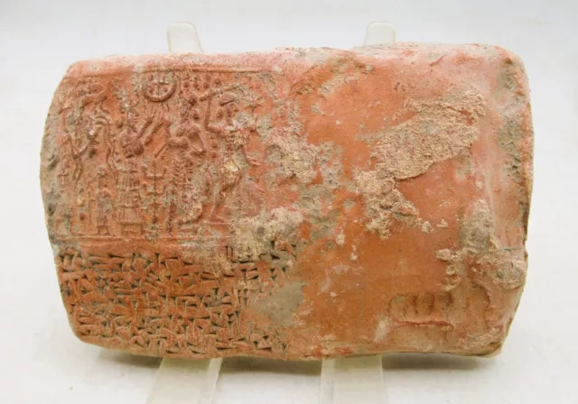 A235 Ancient Near Eastern Clay Tablet With Early Form Of Writing Ca 3000Bce