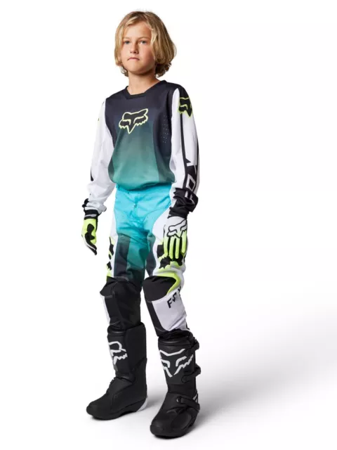 Fox Racing 2023 Leed 180 Teal Youth Unisex Race Gear Set Mx Offroad Motocross