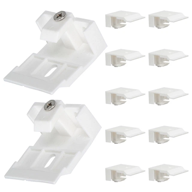 10 PCS WALL Mount Curtain Holders Bracket Inside Mounted Blinds £8.35