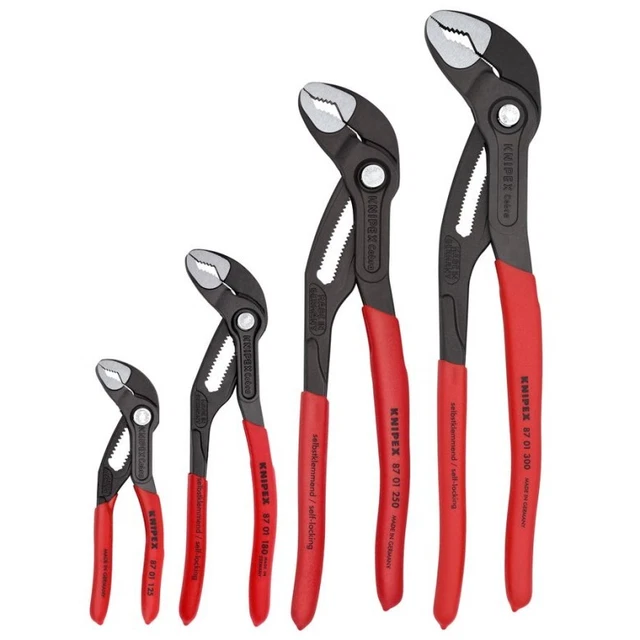 KNIPEX Tools 9K 00 80 143 US 4 Pc Cobra® Pliers Set