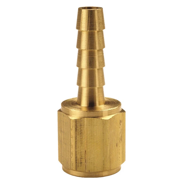 DIXON VALVE & COUPLING 1040608C Barbed Hose Fitting,Hose ID 3/8",NPTF