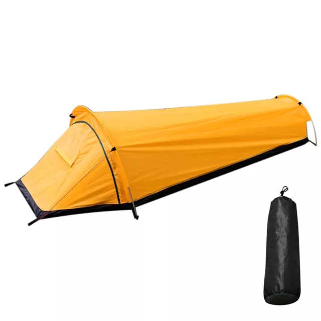 Lightweight Camping Tent for Solo Expeditions Windproof and Rainproof Features