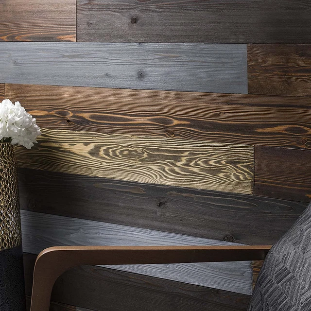 Barn Wood Wall Planks, Rustic Solid Wood Panels, Shiplap Boards, Accent Wall Dec 2